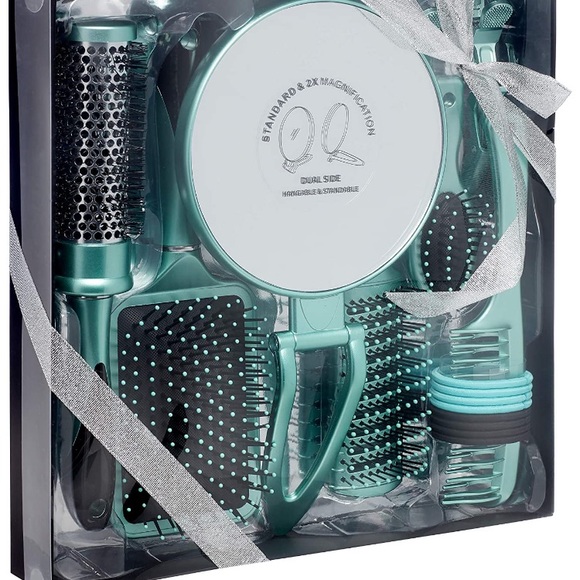 Accessories 16 Piece Teal Essential Hair Brush Gift Set New Poshmark